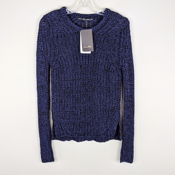 Zara Sweaters - Zara | Blue Black Knit Sweater - E19